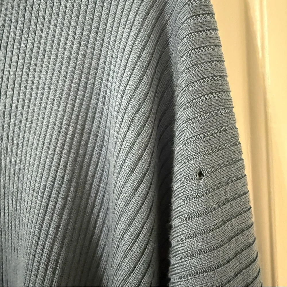 Lululemon On The Go Poncho Blue One Size Flawed - Picture 4 of 6